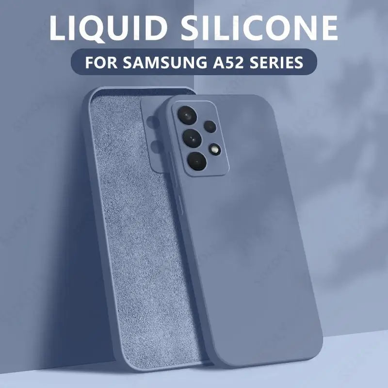 Ultimate Liquid TPU Silicone Case for Samsung Galaxy Series – Camera Protection Soft Cover for Selected A & S series