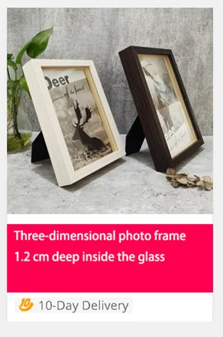 Elegant Wooden Wall Hanging Photo Frames | 10x15, 15x20, 20x25 cm & A4 Sizes | Perfect for Home Decor & Commemorative Gifts