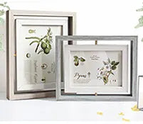 Elegant Wooden Wall Hanging Photo Frames | 10x15, 15x20, 20x25 cm & A4 Sizes | Perfect for Home Decor & Commemorative Gifts