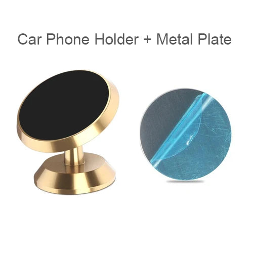 Universal Magnetic Car Phone Holder: Secure Mount for all Phone models - Ultimate in-Car Mobile Stand