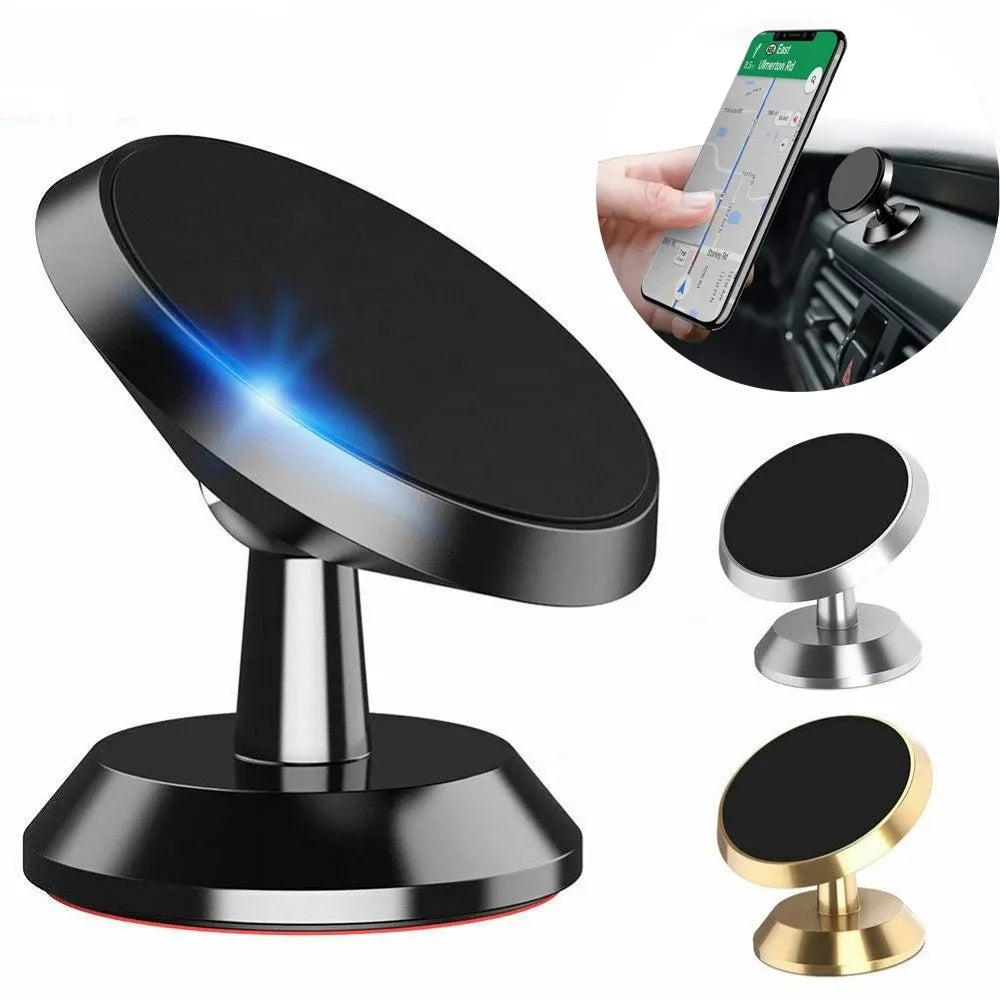 Universal Magnetic Car Phone Holder: Secure Mount for all Phone models - Ultimate in-Car Mobile Stand