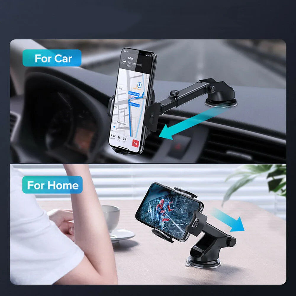 Ultimate Car Phone Mount - Versatile, 360° Rotation, Fits all size smartphones