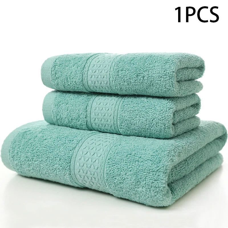 Premium Pure Cotton Adult Towels - Soft, Thickened, and Ultra-Absorbent for Daily Use