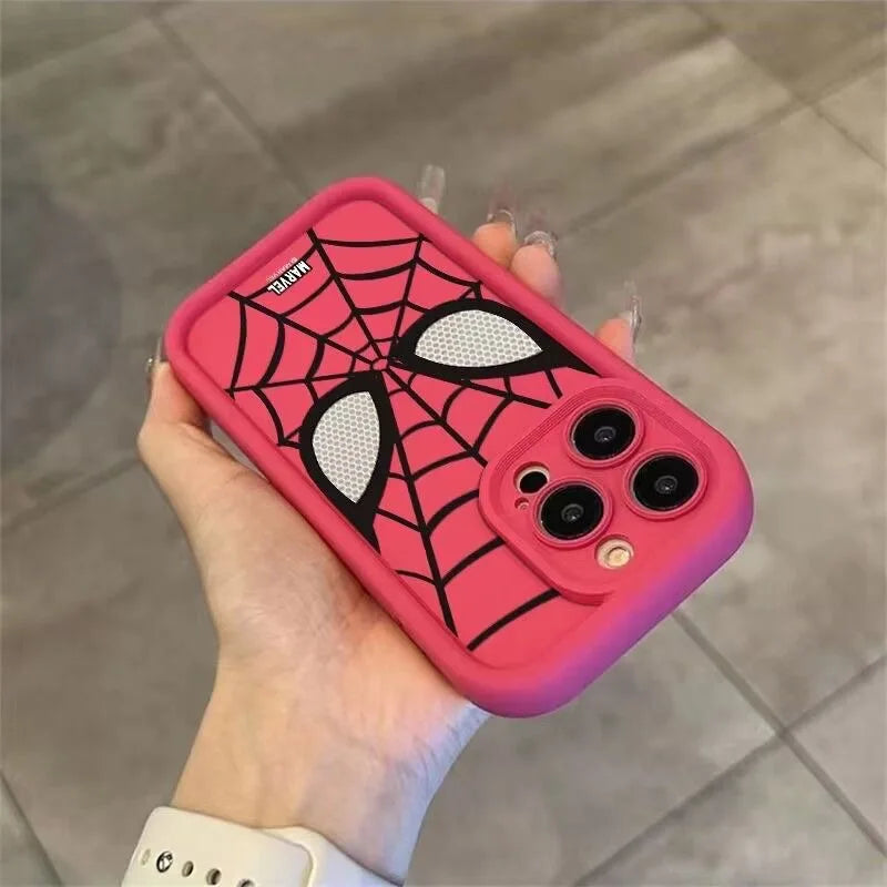 Ultimate Marvel Spider-Man TPU Case: Multi-Step Protection for iPhone 16-13 Series | Soft Silicone, Cool Design