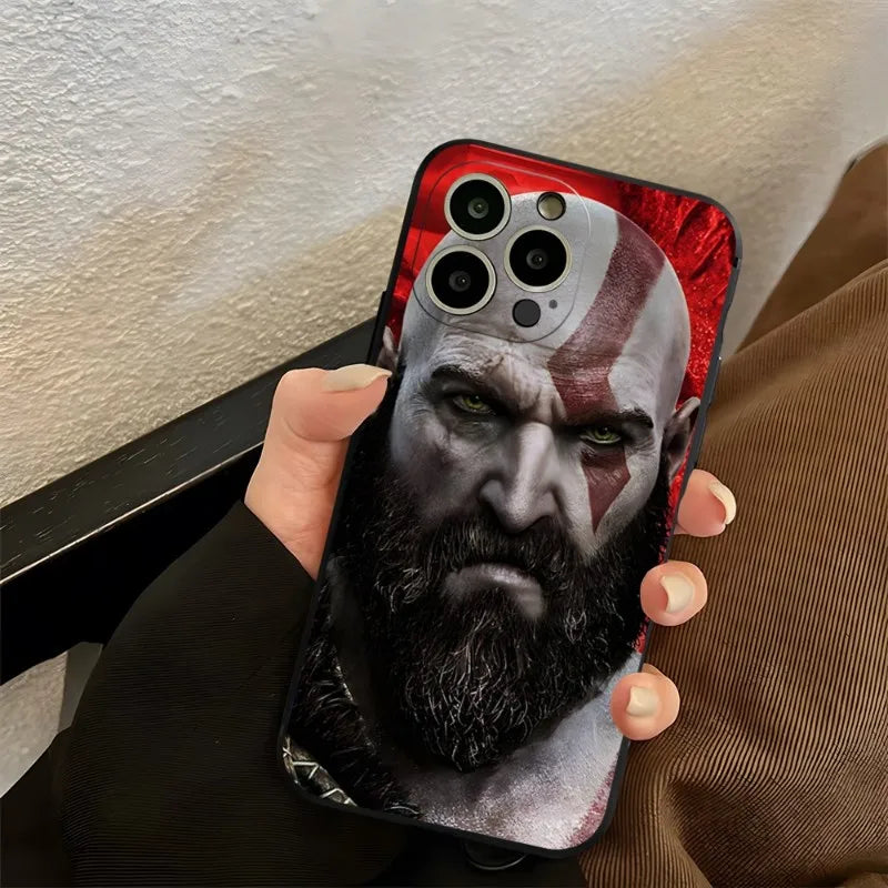 Epic Kratos God of War Phone Case | For iPhone 7-X Series - Stylish and Durable Shell Cover