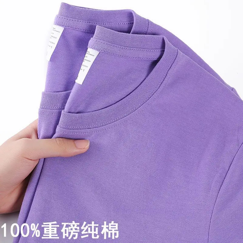 Versatile Korean Loose-Fit Half-Sleeve T-Shirt: 100% Cotton, Summer Casual for All (M-4XL)