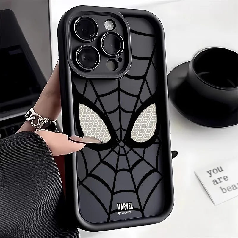 Ultimate Marvel Spider-Man TPU Case: Multi-Step Protection for iPhone 16-13 Series | Soft Silicone, Cool Design