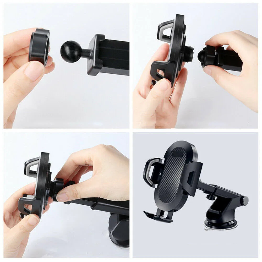 Ultimate Car Phone Mount - Versatile, 360° Rotation, Fits all size smartphones