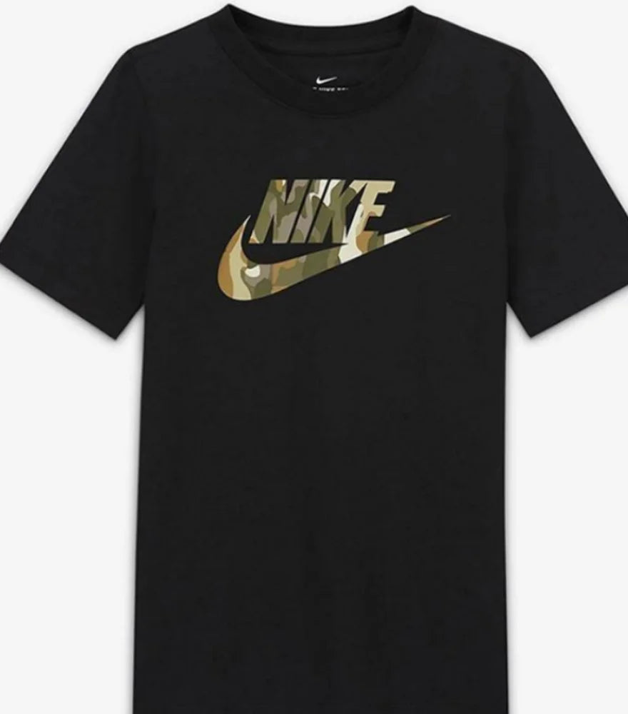 Nike Kids' Letter Logo Print Round Neck Comfortable Summer Short Sleeve Tee