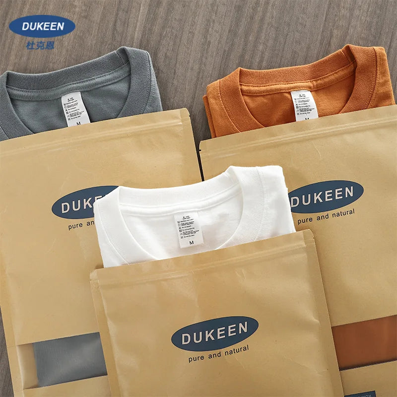 Ultimate Summer Essential: Dukeen 280gsm Oversized Men’s Heavy T-Shirt