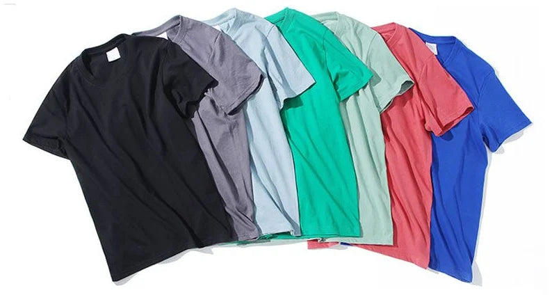 Versatile Korean Loose-Fit Half-Sleeve T-Shirt: 100% Cotton, Summer Casual for All (M-4XL)