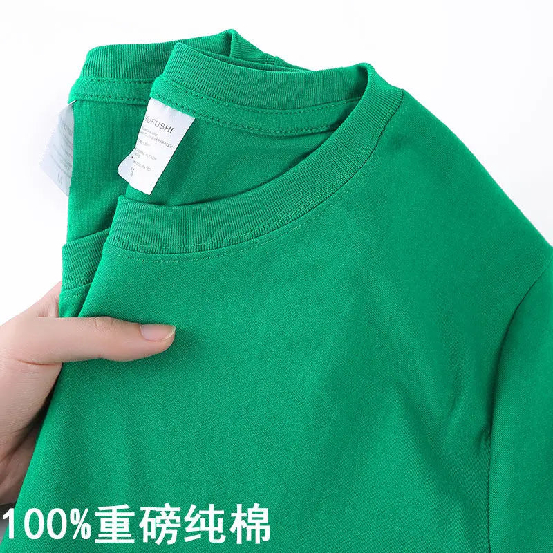 Versatile Korean Loose-Fit Half-Sleeve T-Shirt: 100% Cotton, Summer Casual for All (M-4XL)