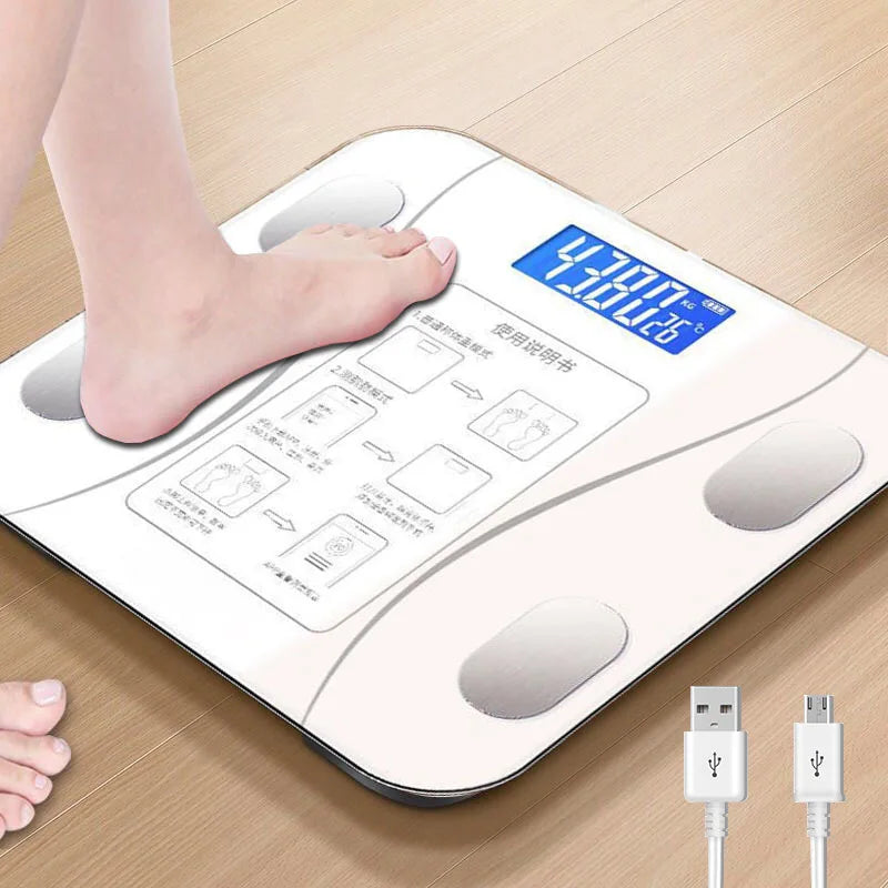 Ultimate Smart Body Scale: Precision Weight & Fat Management with Bluetooth Connectivity