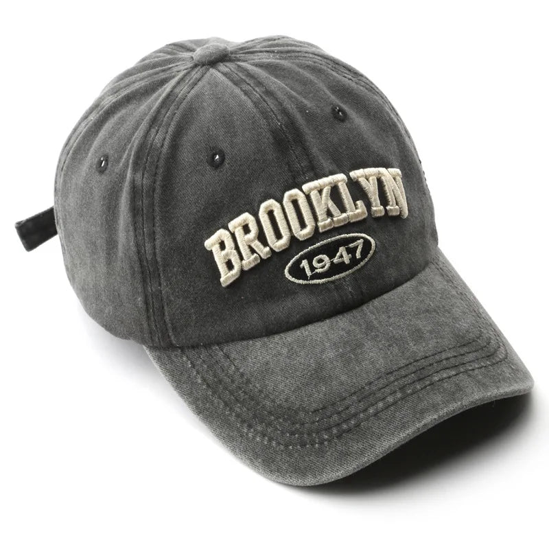 Brooklyn Vibes: Embroidered Baseball Caps for Men & Women