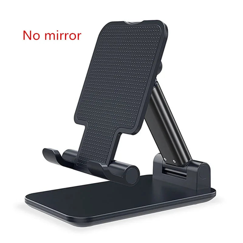 Universal Foldable Metal Phone & Tablet Stand – Perfect for Tablets, and Smartphones – Portable, Adjustable, and Durable Desk Holder Bracket