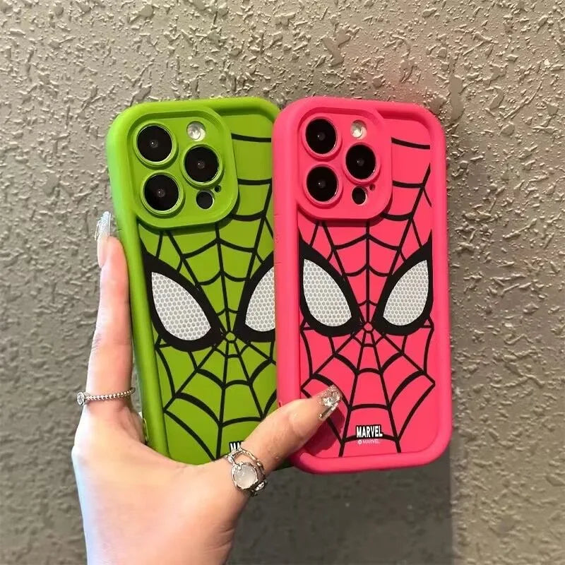 Ultimate Marvel Spider-Man TPU Case: Multi-Step Protection for iPhone 12-7 Series | Soft Silicone, Cool Design