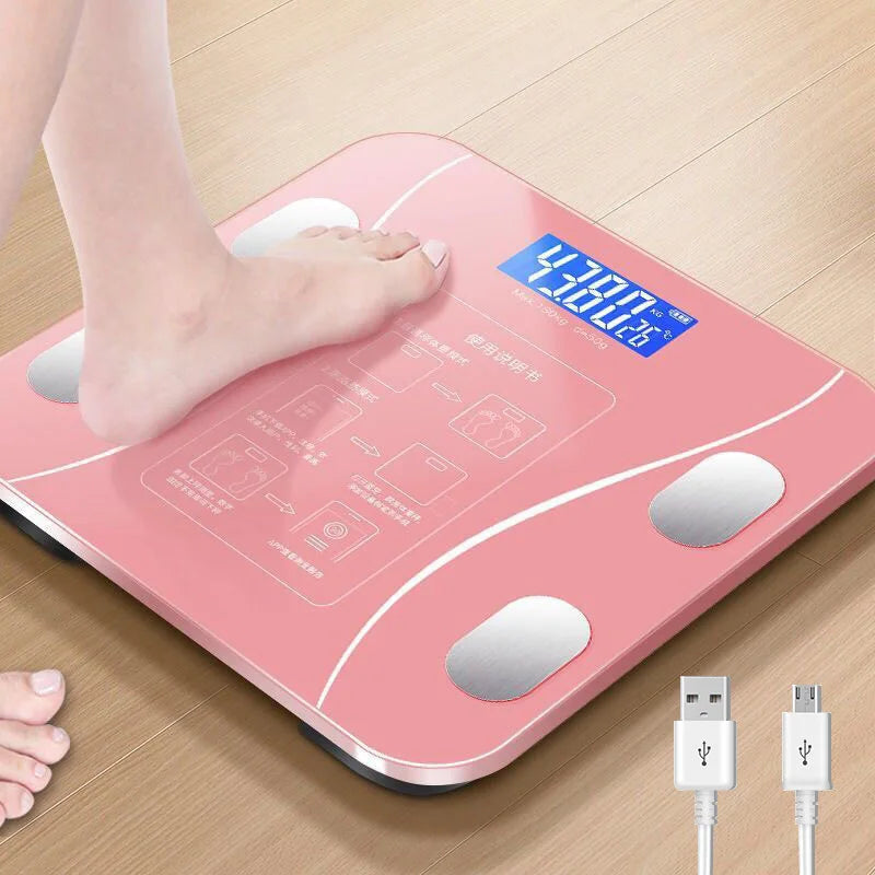 Ultimate Smart Body Scale: Precision Weight & Fat Management with Bluetooth Connectivity