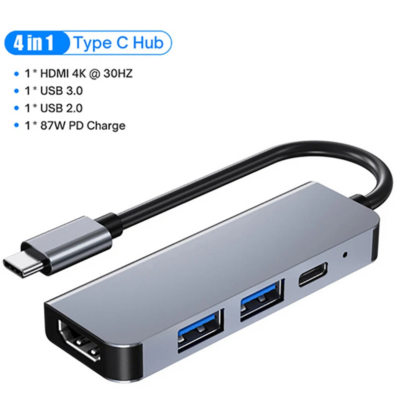 Ultimate 9-in-1 USB-C Hub with HDMI 4K 60Hz & Fast Charging for MacBook