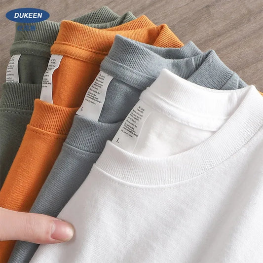 Ultimate Summer Essential: Dukeen 280gsm Oversized Men’s Heavy T-Shirt