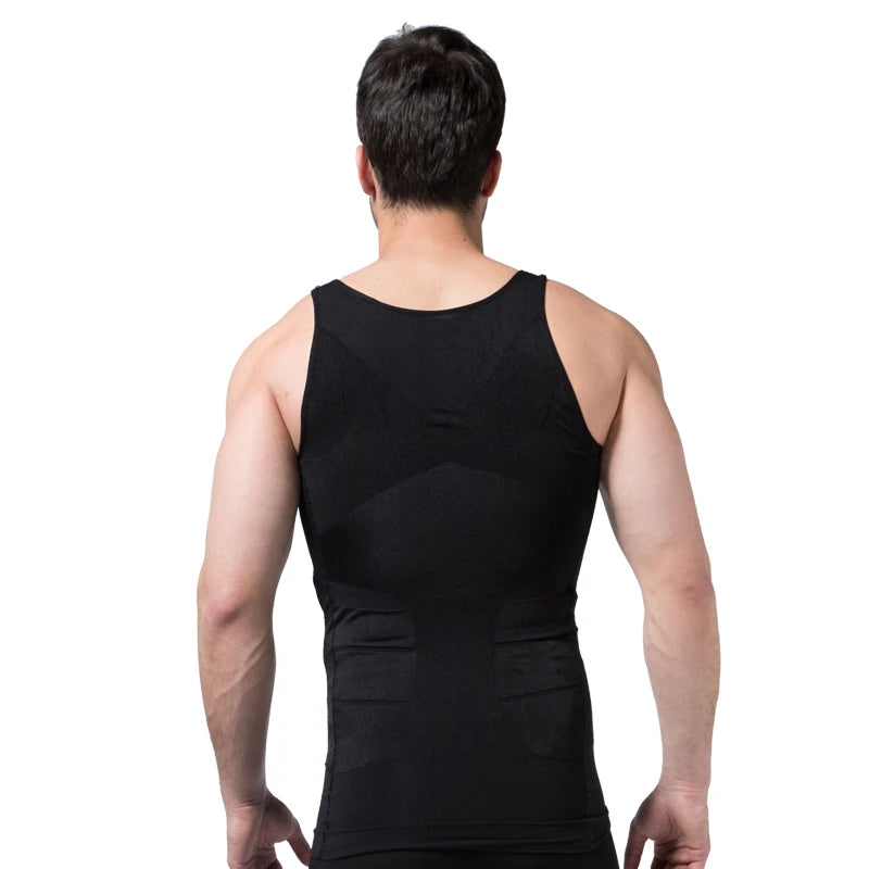 Slim Down & Shape Up: Classix Men's Compression & Posture Shirt