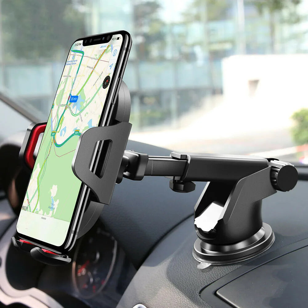 Ultimate Car Phone Mount - Versatile, 360° Rotation, Fits all size smartphones