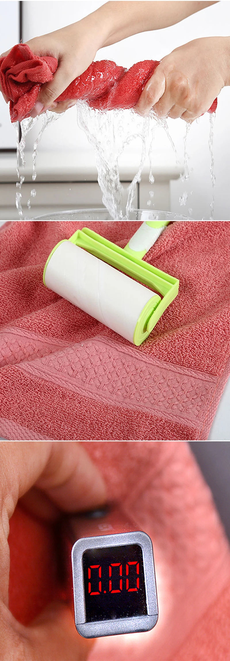 Premium Pure Cotton Adult Towels - Soft, Thickened, and Ultra-Absorbent for Daily Use