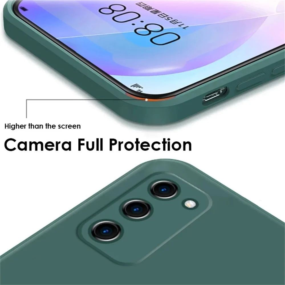 Premium Luxury Liquid Silicone Case for Samsung Galaxy S Series - Ultimate Protection & Style