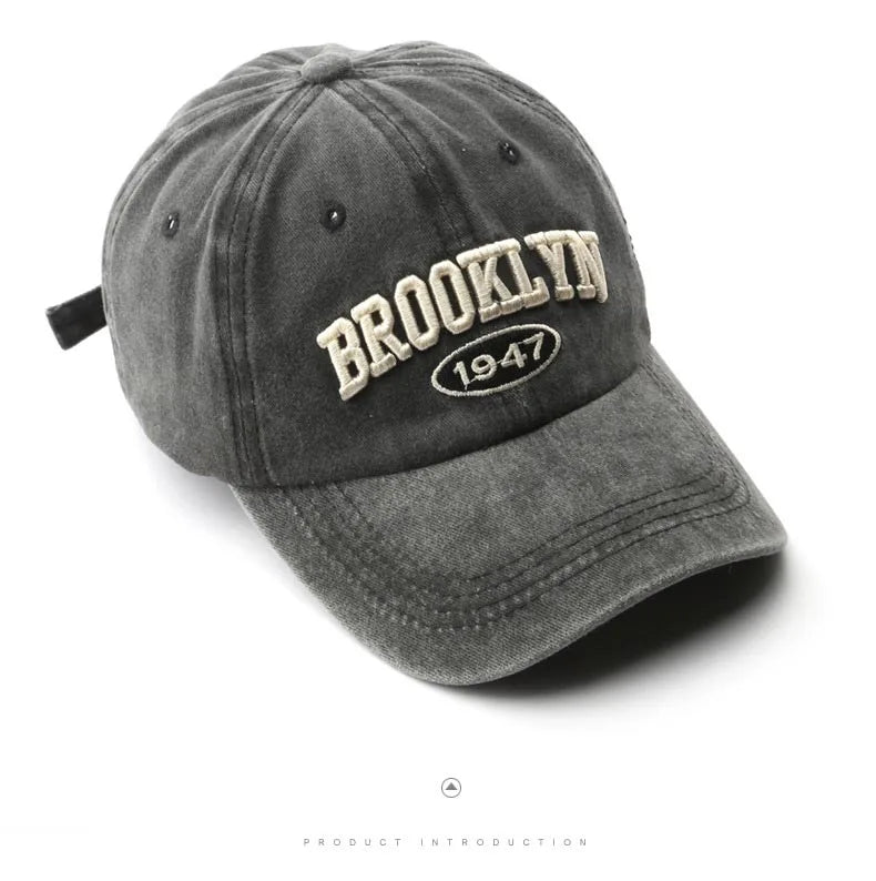 Brooklyn Vibes: Embroidered Baseball Caps for Men & Women