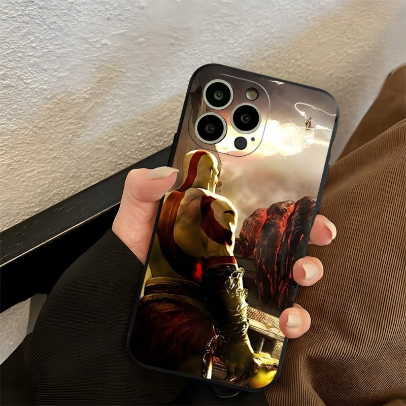 Epic Kratos God of War Phone Case | For iPhone 13-15 Series - Stylish and Durable Shell Cover