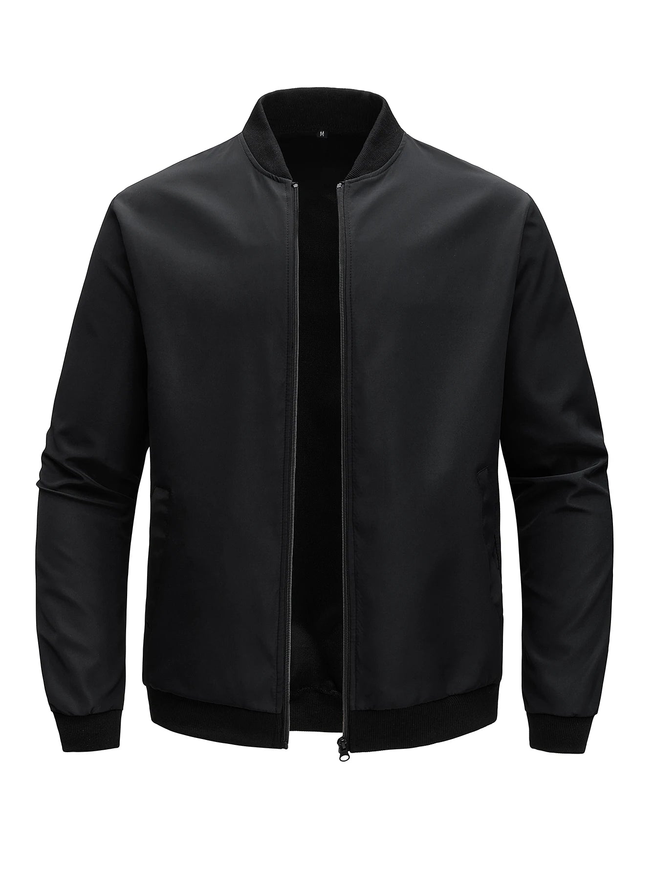 2024's Ultimate Spring & Autumn Business Casual Men's Jacket: Sleek, Solid Color, Trendsetting Design