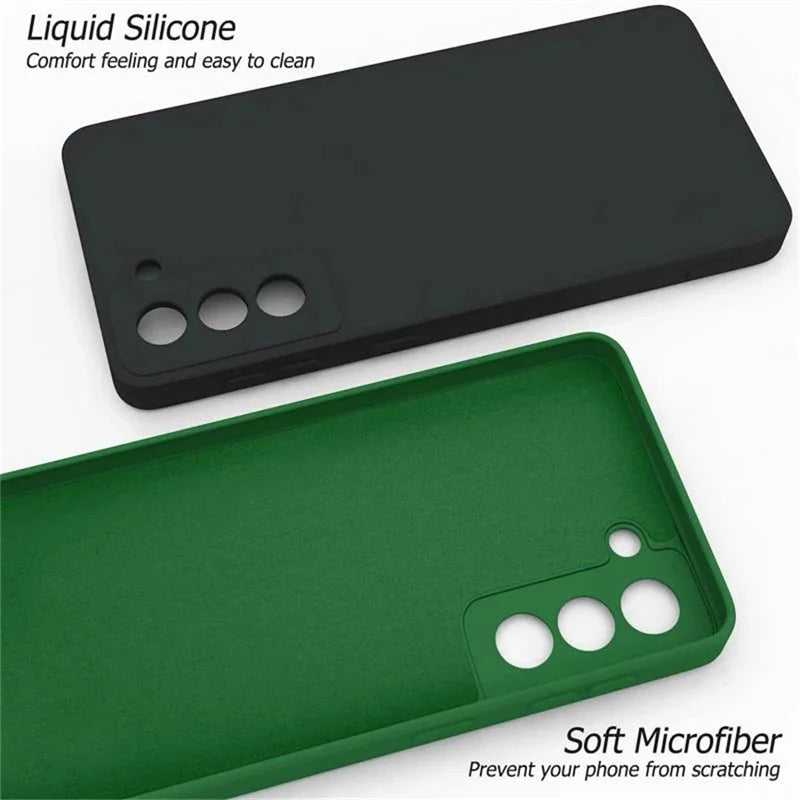 Ultimate Protection: Original Liquid Silicone Phone Cases for Samsung S25 Series and More!