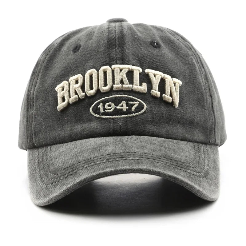 Brooklyn Vibes: Embroidered Baseball Caps for Men & Women