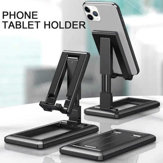 Ultimate Foldable Tablet & Phone Holder - Adjustable Stand for iPad, iPhone, Samsung & More!