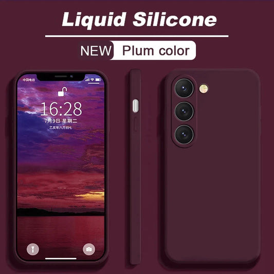 Ultimate Protection: Original Liquid Silicone Phone Cases for Samsung S25 Series and More!