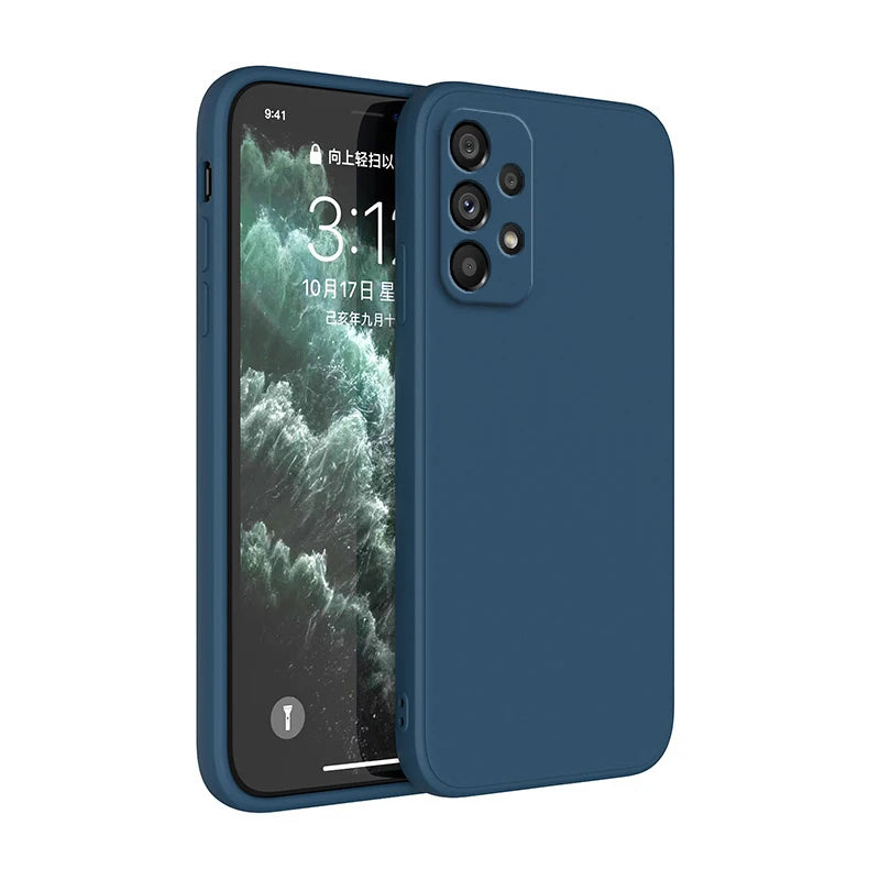 Premium Silicone Protective Case for Samsung A-Series - Durable & Stylish Camera Guard