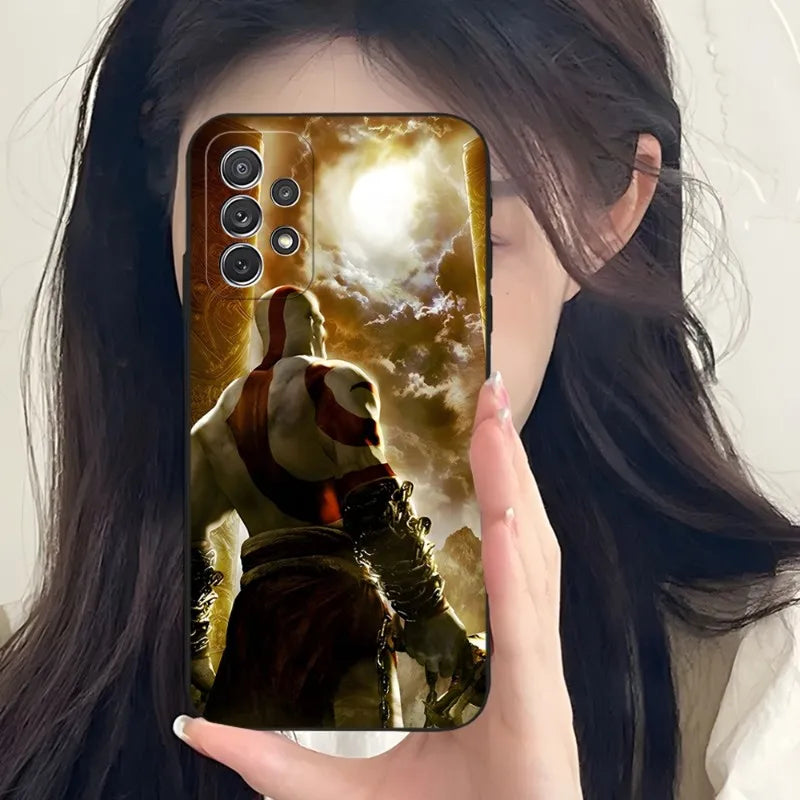 Epic Kratos God of War Phone Case for Samsung Galaxy S20-S22 Series