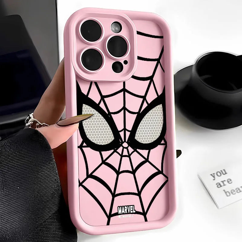 Ultimate Marvel Spider-Man TPU Case: Multi-Step Protection for iPhone 16-13 Series | Soft Silicone, Cool Design