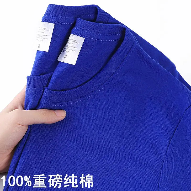 Versatile Korean Loose-Fit Half-Sleeve T-Shirt: 100% Cotton, Summer Casual for All (M-4XL)