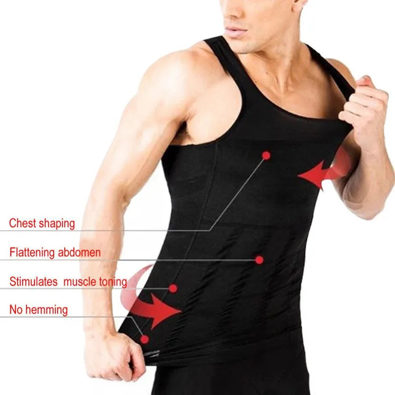 Slim Down & Shape Up: Classix Men's Compression & Posture Shirt