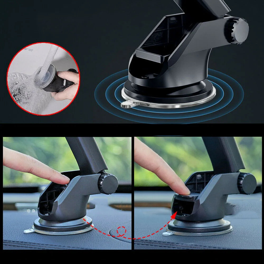 Ultimate Car Phone Mount - Versatile, 360° Rotation, Fits all size smartphones