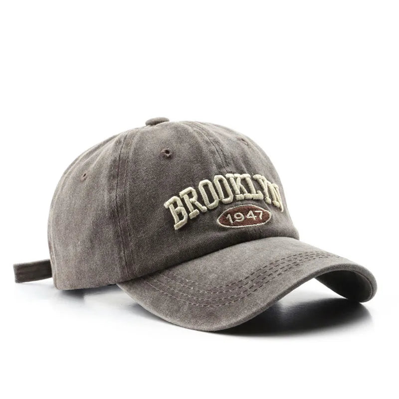 Brooklyn Vibes: Embroidered Baseball Caps for Men & Women