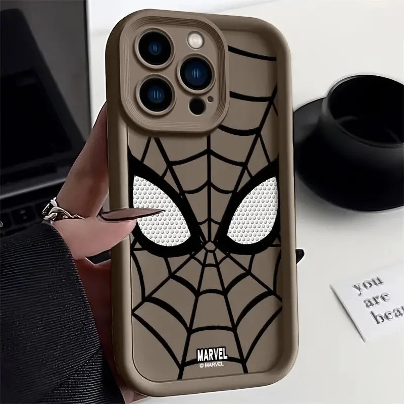 Ultimate Marvel Spider-Man TPU Case: Multi-Step Protection for iPhone 12-7 Series | Soft Silicone, Cool Design