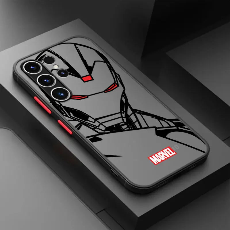 Samsung Galaxy S Series Marvel Superheroes Case: Shockproof Spiderman & Ironman Cover