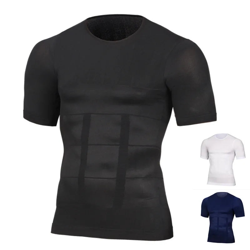 Slim Down & Shape Up: Classix Men's Compression & Posture Shirt