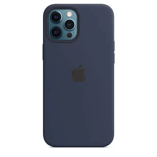 Premium Official Silicone Case for Apple iPhone 15 & 16 Series: Full Logo Cover Protection