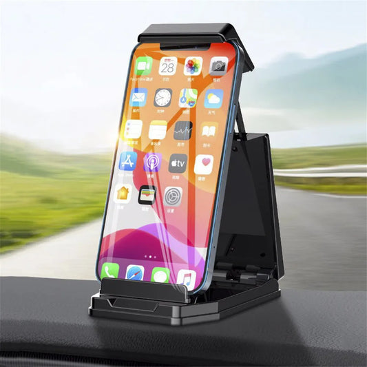 Versatile Dashboard Tablet & Phone Holder | 4-10 Inch Device Stand | Anti-Slip GPS Mount for Samsung, Xiaomi & More