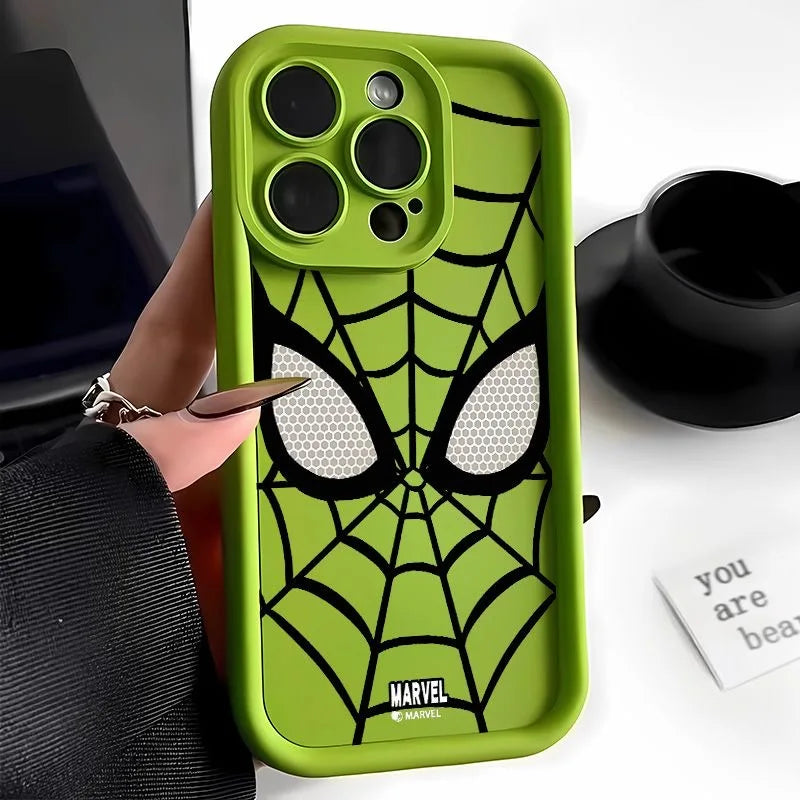 Ultimate Marvel Spider-Man TPU Case: Multi-Step Protection for iPhone 12-7 Series | Soft Silicone, Cool Design