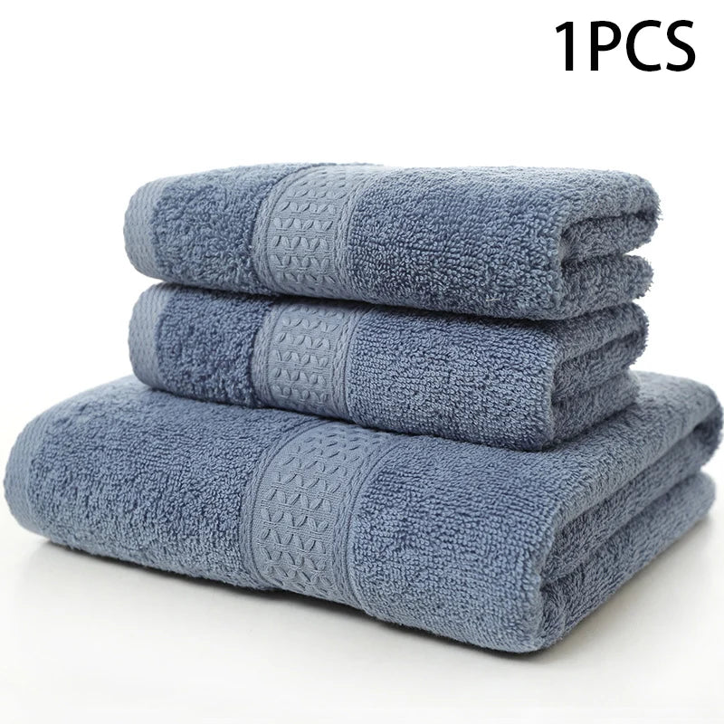 Premium Pure Cotton Adult Towels - Soft, Thickened, and Ultra-Absorbent for Daily Use