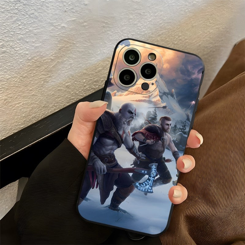 Epic Kratos God of War Phone Case | For iPhone 13-15 Series - Stylish and Durable Shell Cover