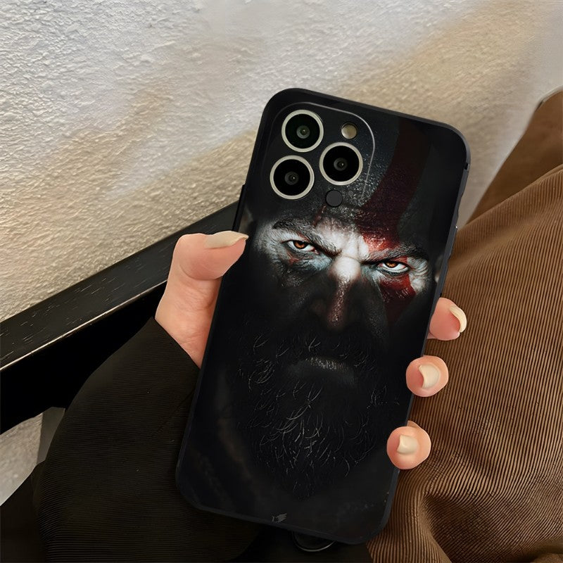 Epic Kratos God of War Phone Case | For iPhone 11 12 SE Series - Stylish and Durable Shell Cover